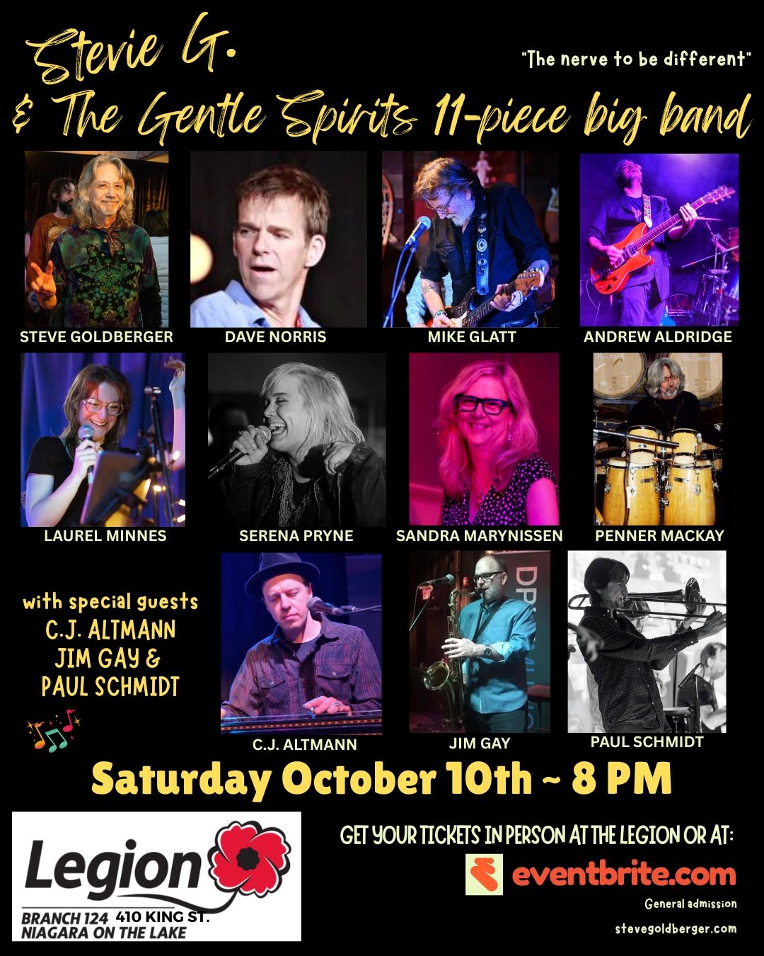 Steve Goldberger & The Gentle Spirits 11-Piece Big Band