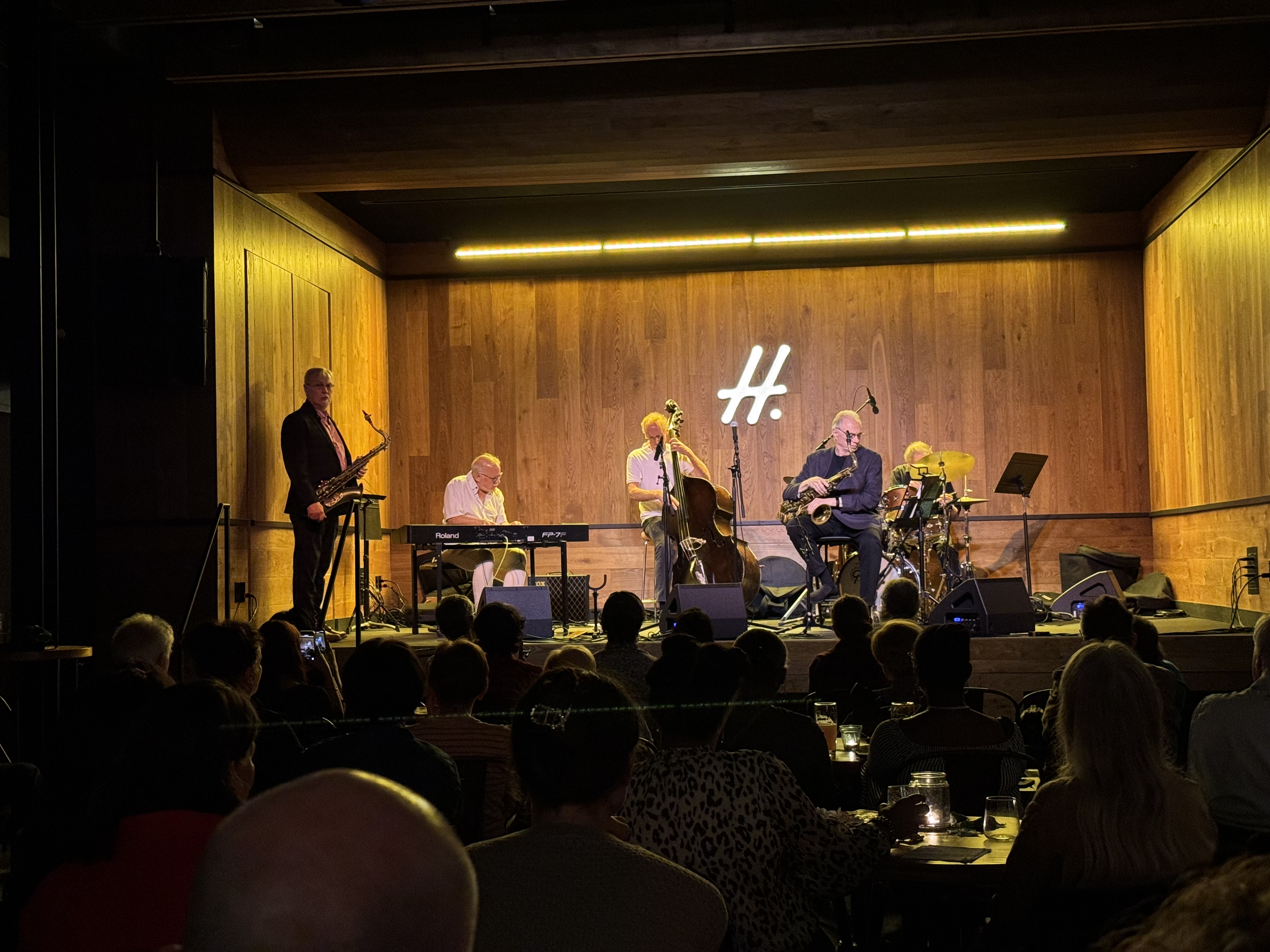 A comfortably busy Helliwell Hall takes in John Coltrane 100, a fundraiser for the Niagara Jazz Festival.