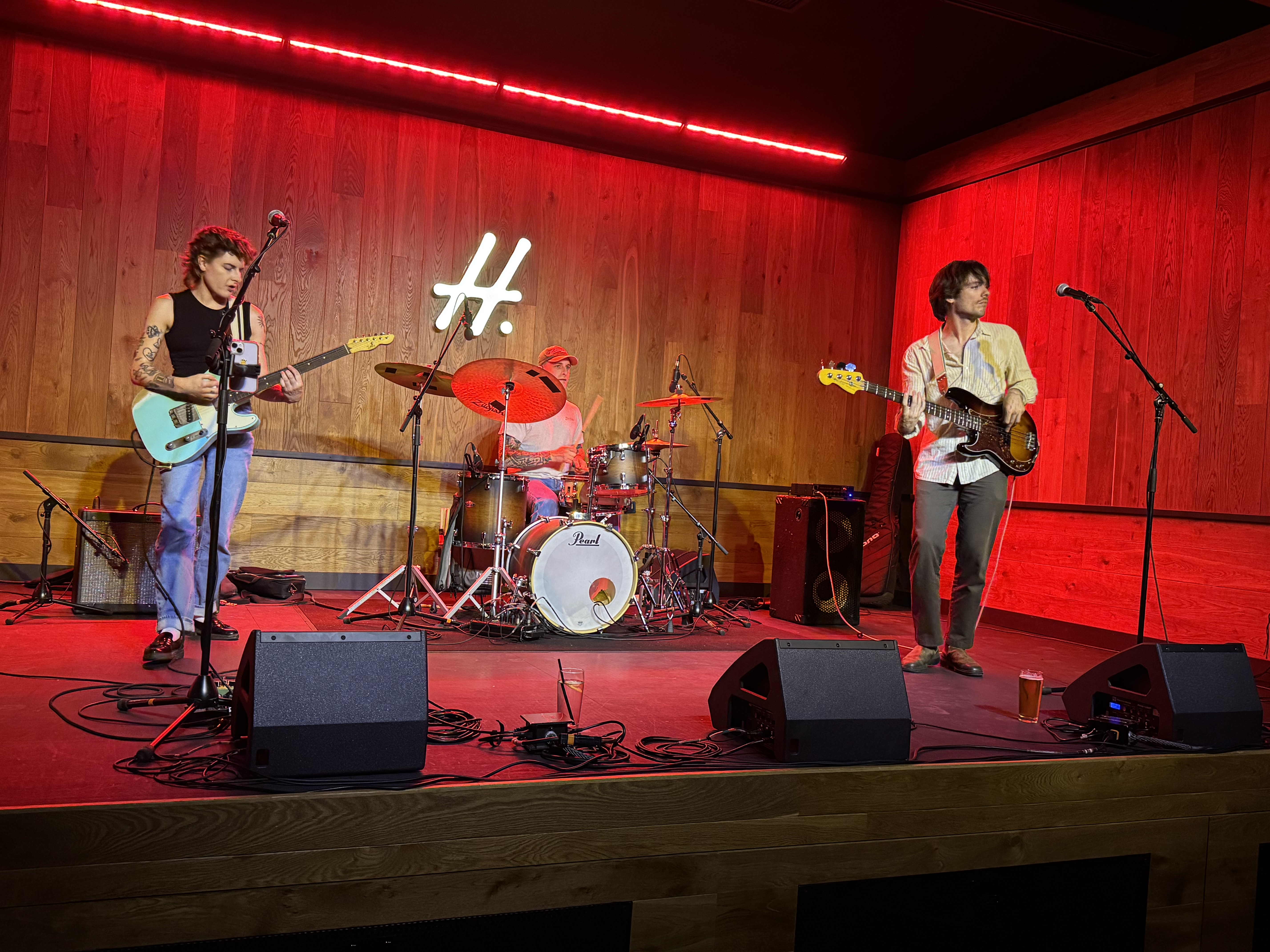 Nicole Cerminara, Joseph “Junior” Cerminara and Myles Rogers — the Niagara/Toronto trio JIN.