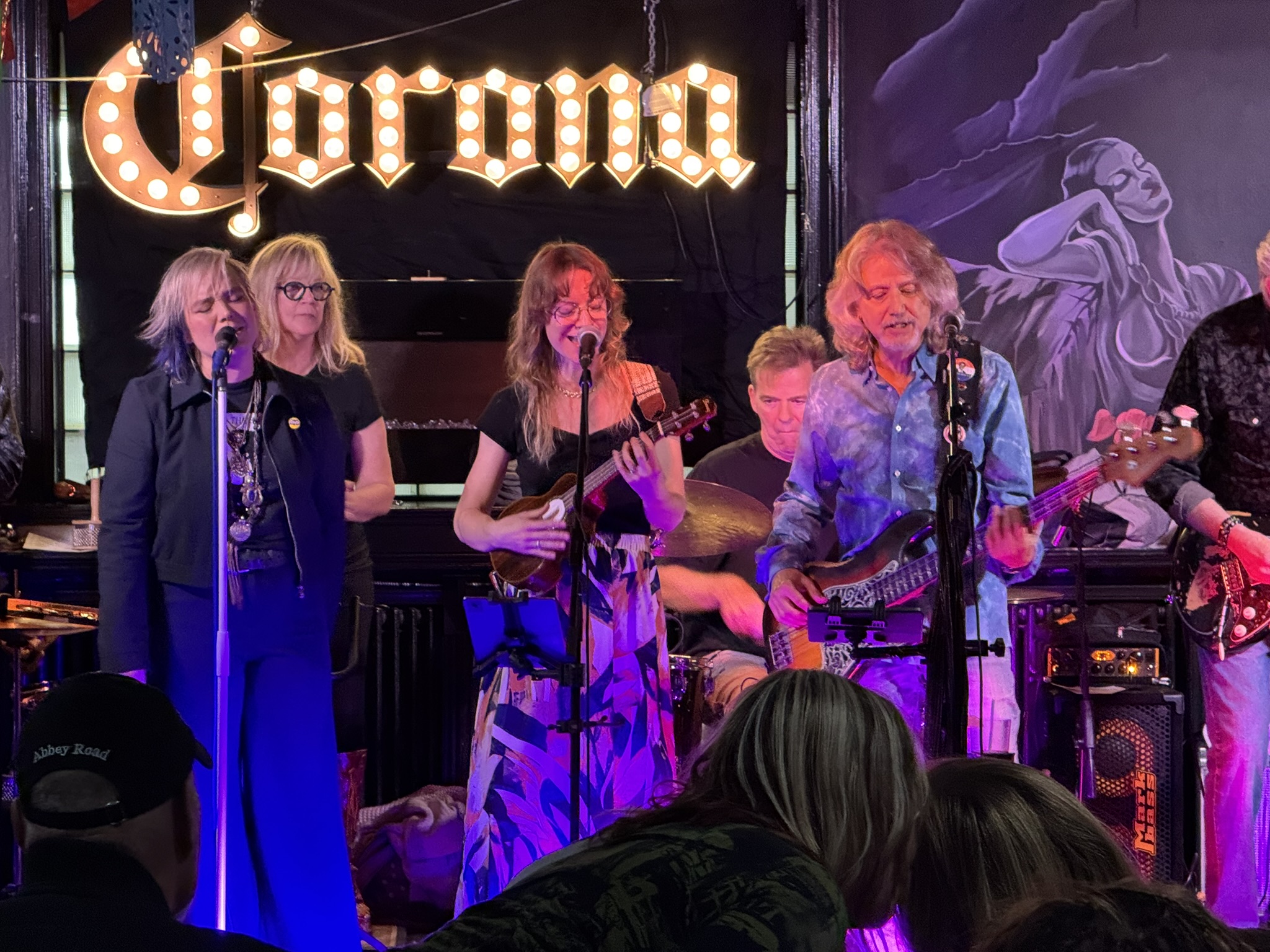Members of The Gentle Spirits in performance at Coco Bar & Mexican Grill.